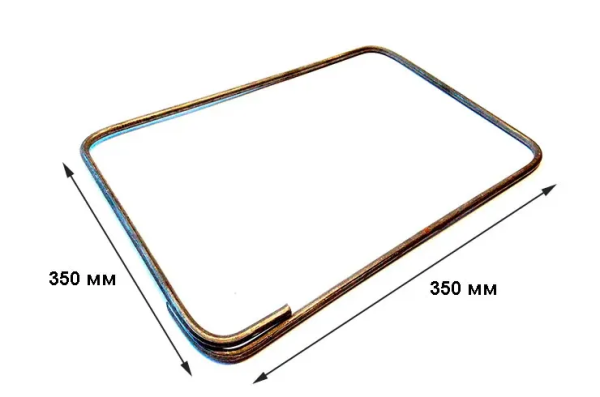 Хомут арматурный 350х350 мм толщина 6 мм